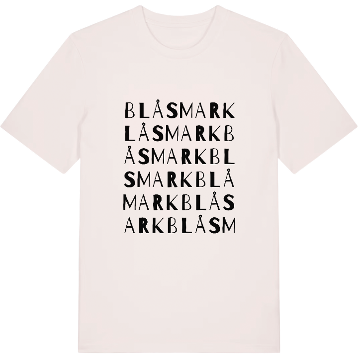 Blåsmark ordlek t-shirt – t-shirt från PinShirt