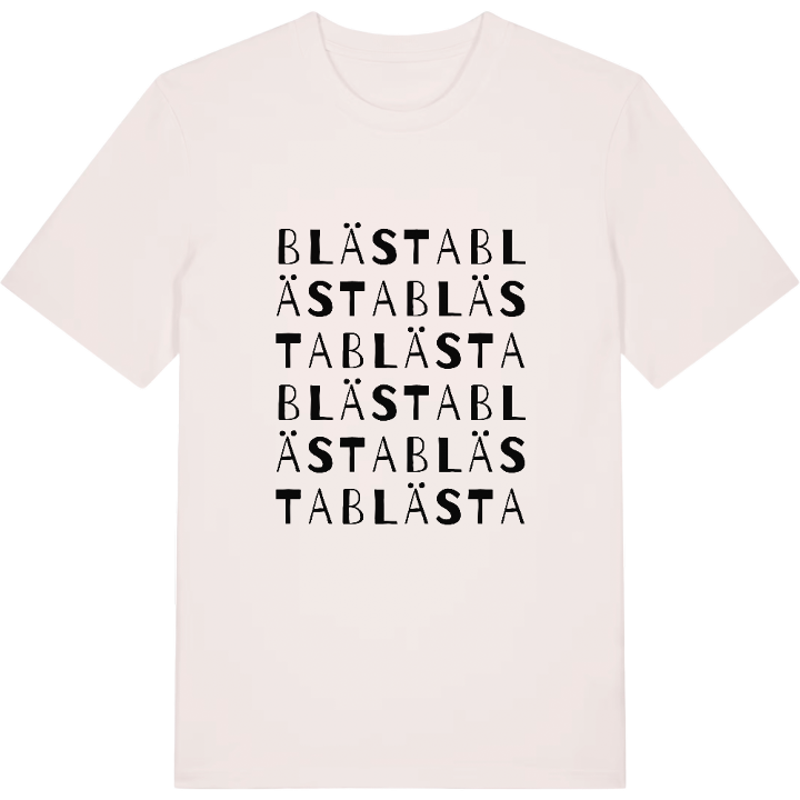 Blästa ordlek t-shirt – t-shirt från PinShirt