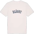 Blåsut college t-shirt