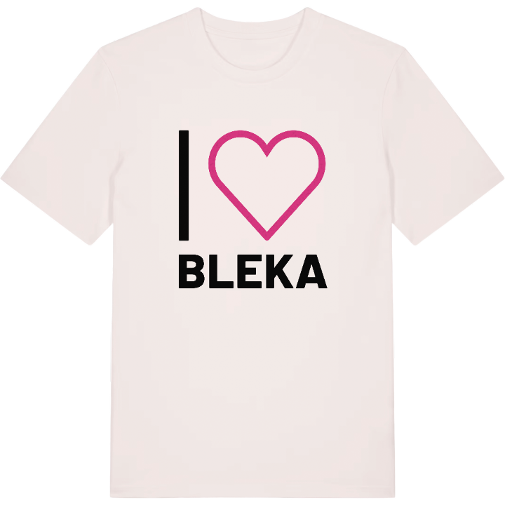 Jag älskar Bleka t-shirt stort tryck – t-shirt från PinShirt