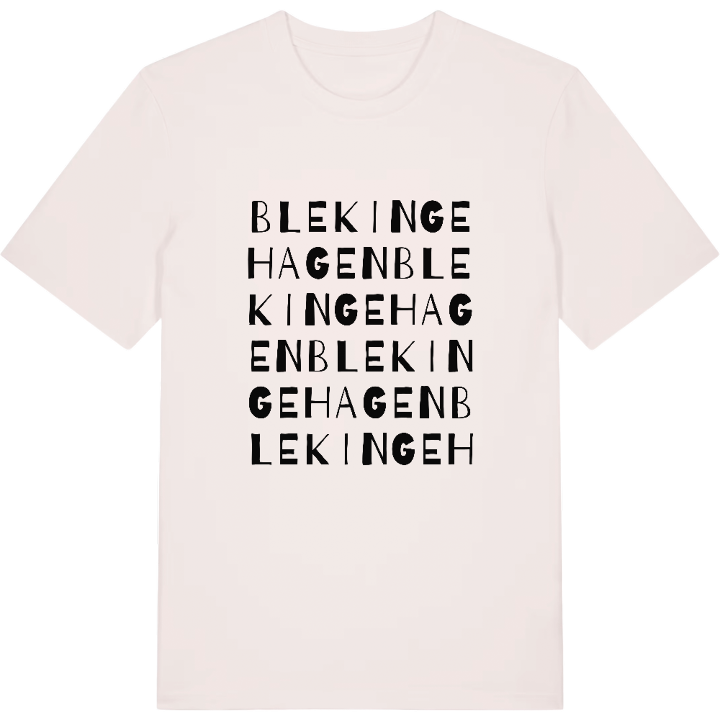 Blekingehagen ordlek t-shirt – t-shirt från PinShirt
