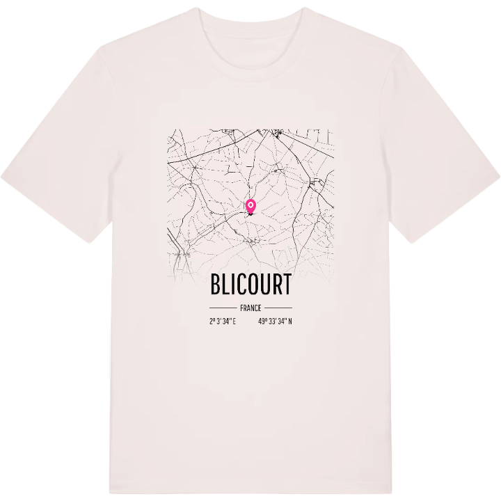Blicourt karta t-shirt – t-shirt från PinShirt
