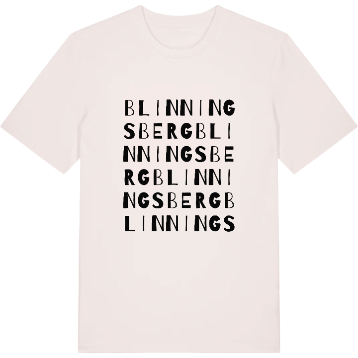 Blinningsberg ordlek t-shirt – t-shirt från PinShirt