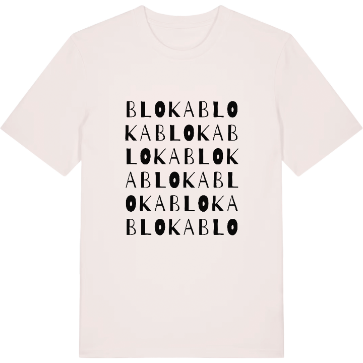 Bloka ordlek t-shirt – t-shirt från PinShirt
