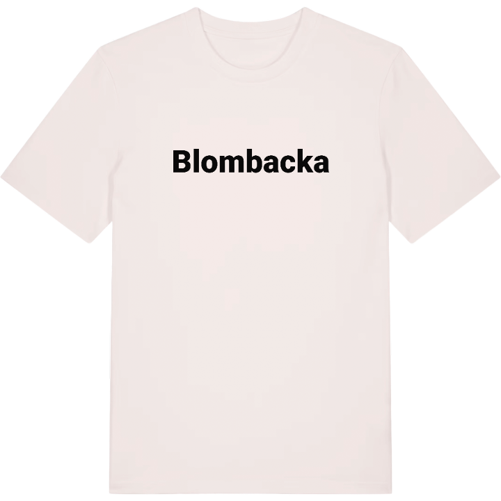 Blombacka fetstil t-shirt – t-shirt från PinShirt