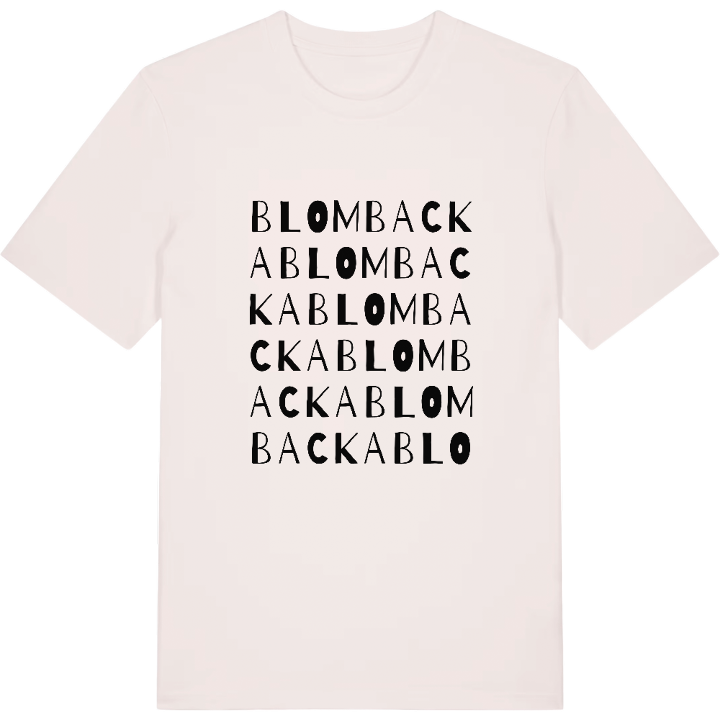 Blombacka ordlek t-shirt – t-shirt från PinShirt