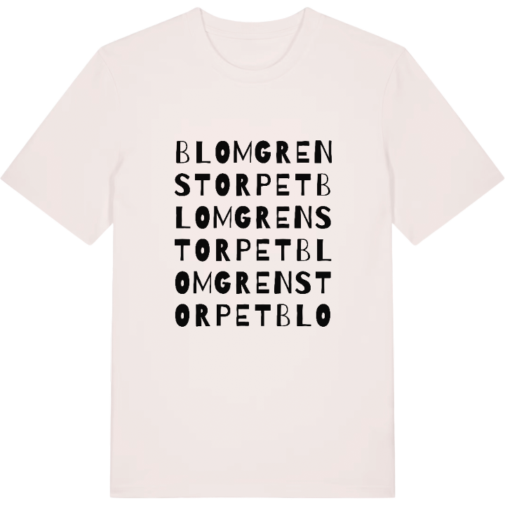 Blomgrenstorpet ordlek t-shirt – t-shirt från PinShirt
