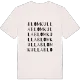 Blomkulla ordlek t-shirt