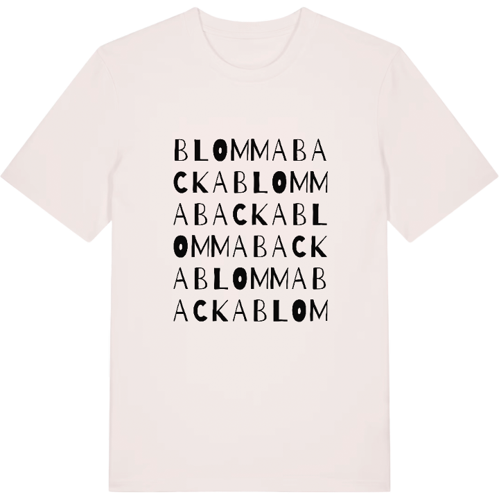 Blommabacka ordlek t-shirt – t-shirt från PinShirt