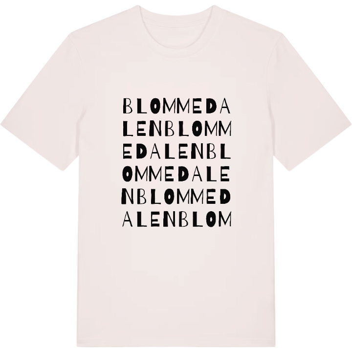Blommedalen ordlek t-shirt – t-shirt från PinShirt