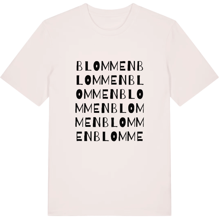 Blommen ordlek t-shirt – t-shirt från PinShirt