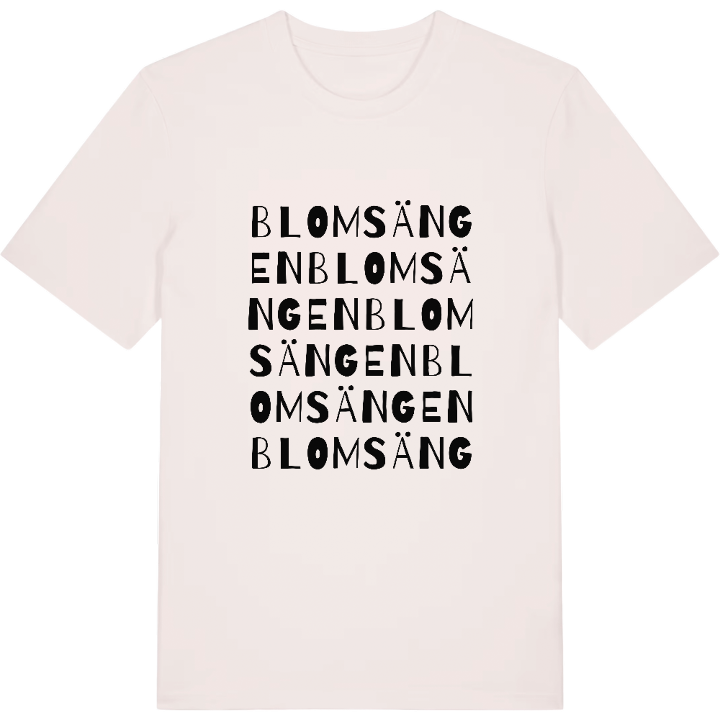 Blomsängen ordlek t-shirt – t-shirt från PinShirt