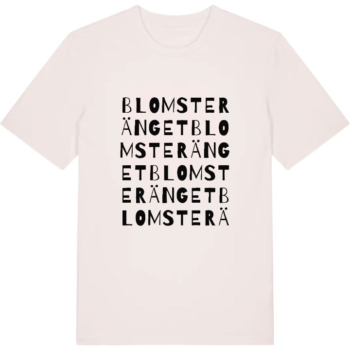 Blomsteränget ordlek t-shirt – t-shirt från PinShirt