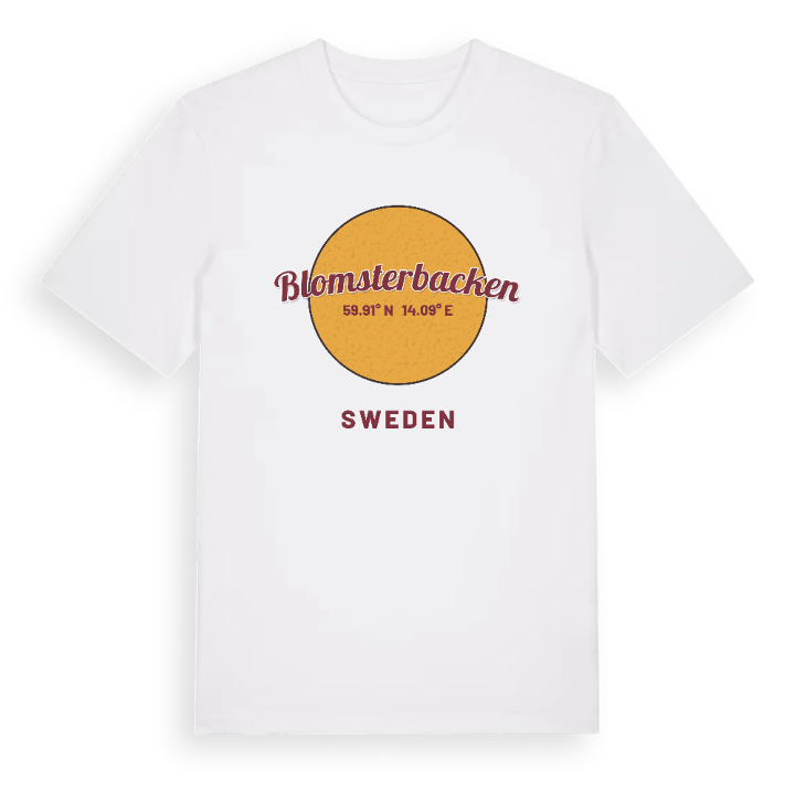 Blomsterbacken cirkel t-shirt – t-shirt från PinShirt