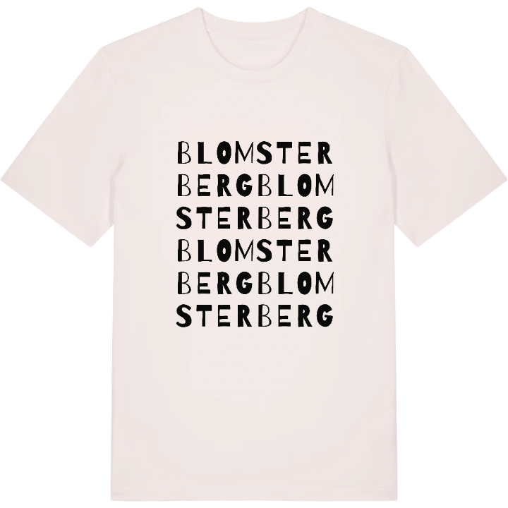 Blomsterberg ordlek t-shirt – t-shirt från PinShirt
