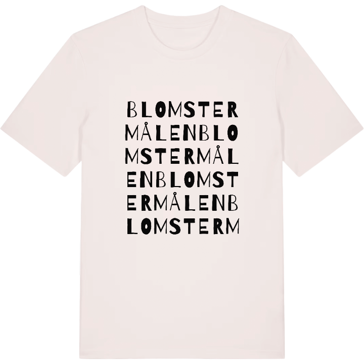 Blomstermålen ordlek t-shirt – t-shirt från PinShirt