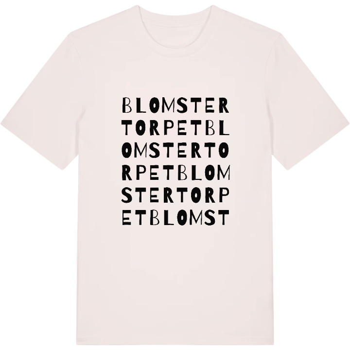 Blomstertorpet ordlek t-shirt – t-shirt från PinShirt
