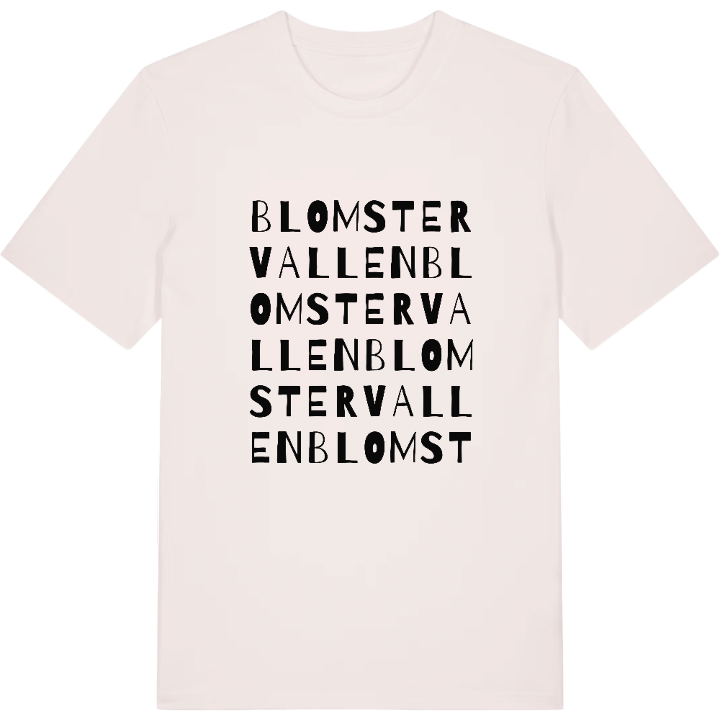 Blomstervallen ordlek t-shirt – t-shirt från PinShirt