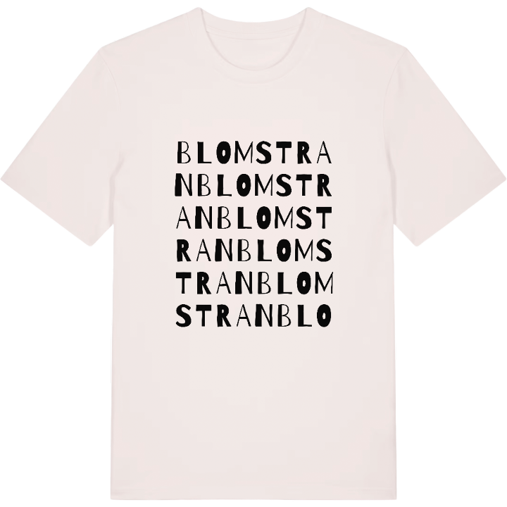Blomstran ordlek t-shirt – t-shirt från PinShirt