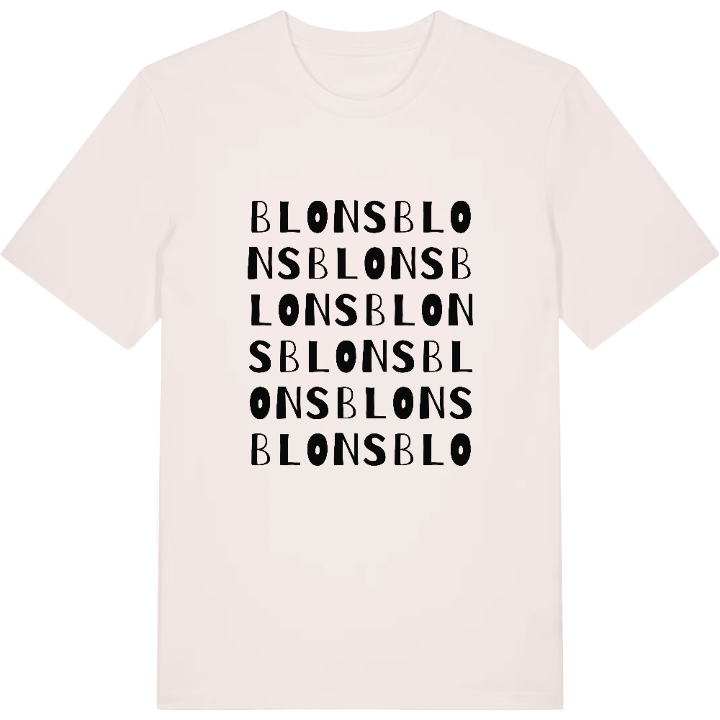 Blons ordlek t-shirt – t-shirt från PinShirt