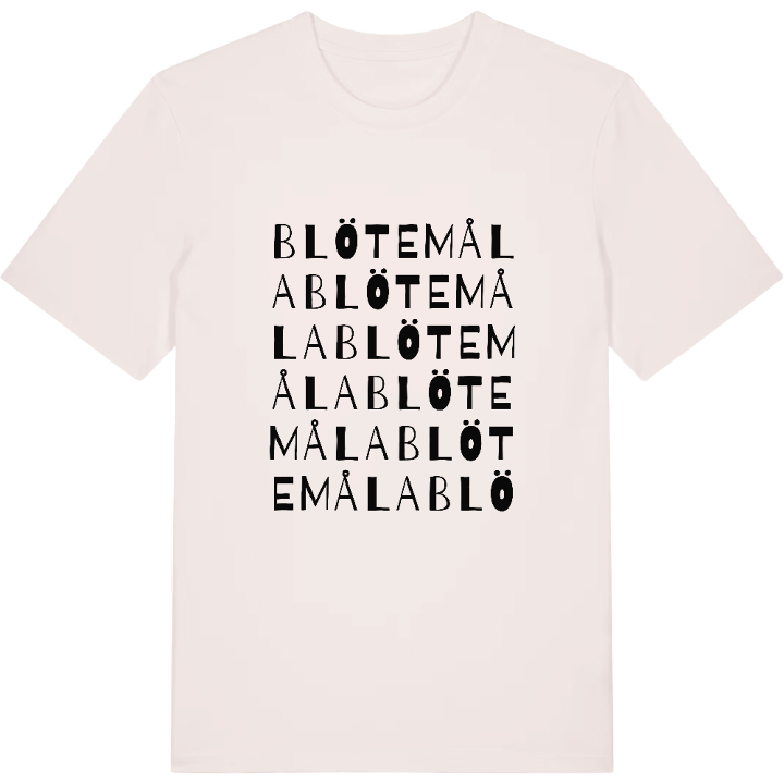 Blötemåla ordlek t-shirt – t-shirt från PinShirt