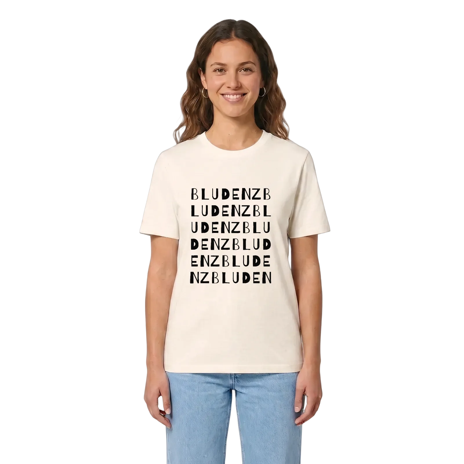 Bludenz ordlek t-shirt – Vintage White, i miljö