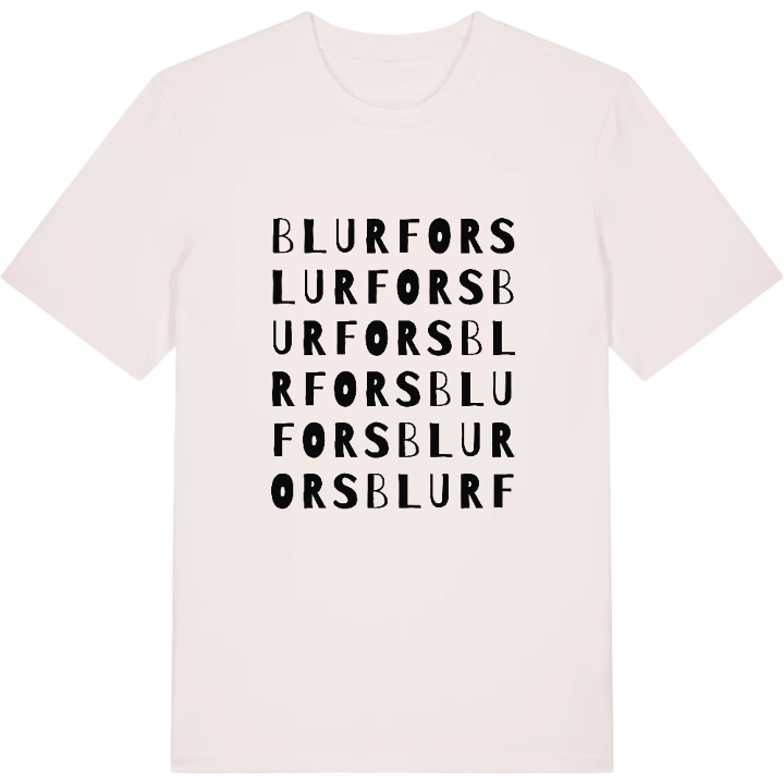 Blurfors ordlek t-shirt – t-shirt från PinShirt