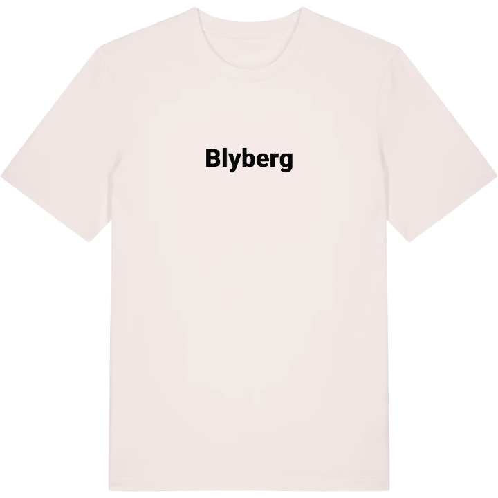 Blyberg fetstil t-shirt – t-shirt från PinShirt