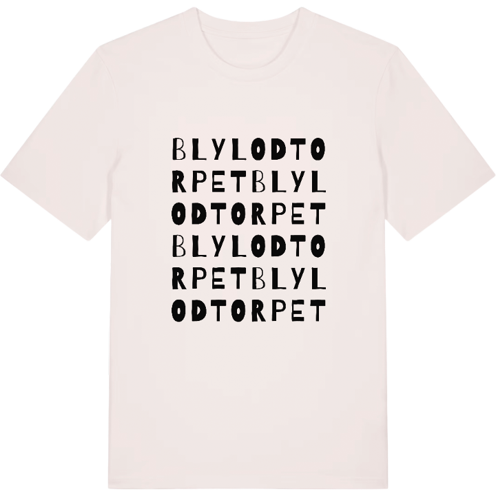 Blylodtorpet ordlek t-shirt – t-shirt från PinShirt