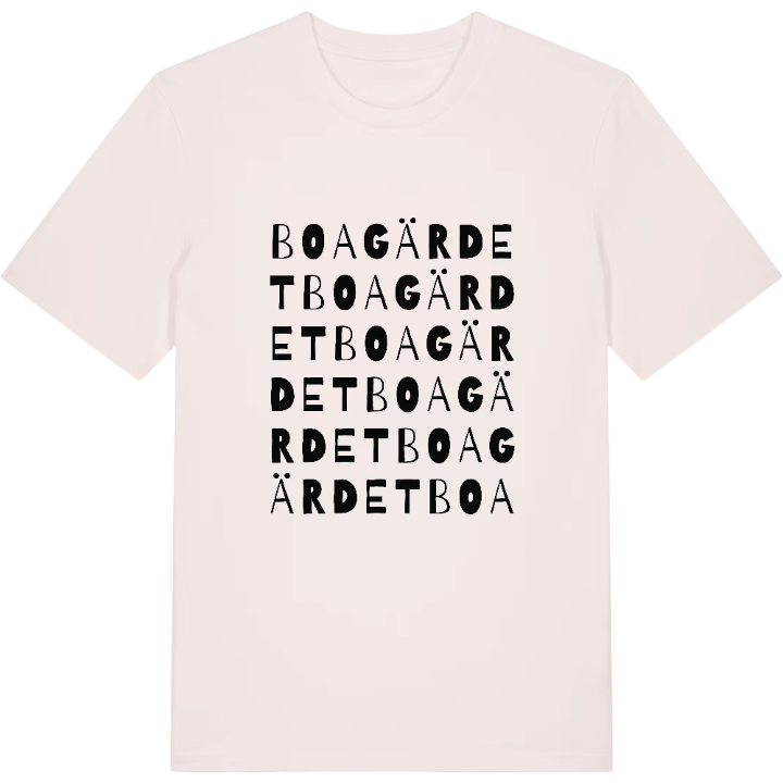 Boagärdet ordlek t-shirt – t-shirt från PinShirt