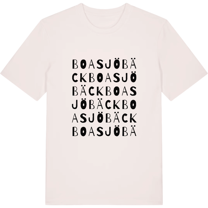 Boasjöbäck ordlek t-shirt – t-shirt från PinShirt