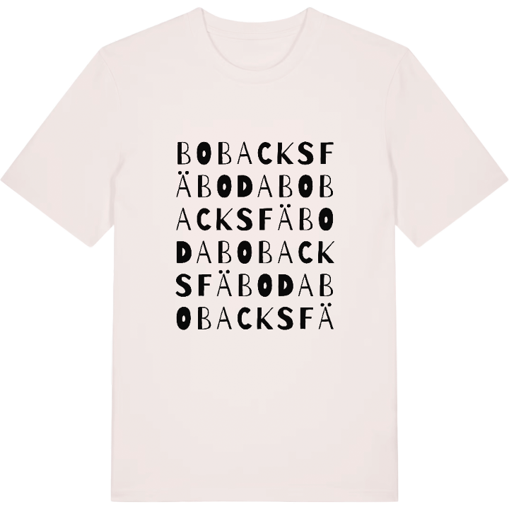 Bobacksfäboda ordlek t-shirt – t-shirt från PinShirt