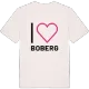 Jag älskar Boberg t-shirt stort tryck