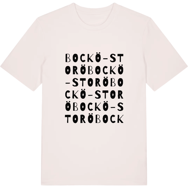 Bockö-Storö ordlek t-shirt – t-shirt från PinShirt