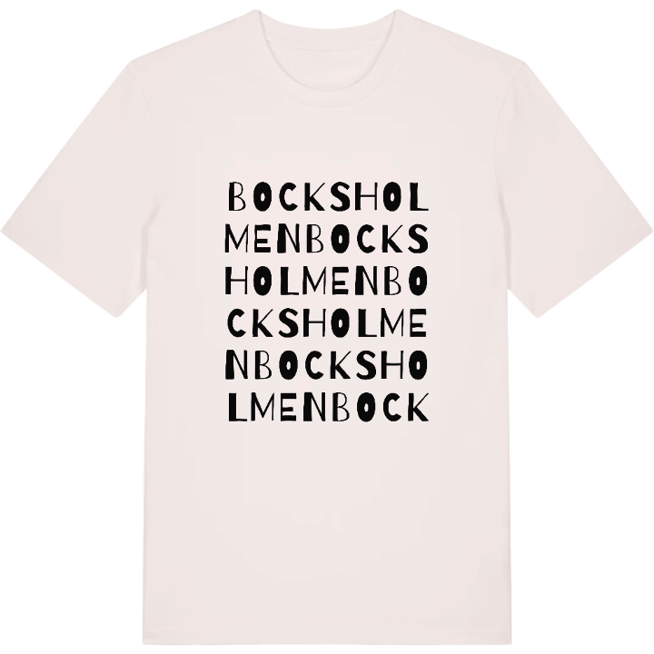 Bocksholmen ordlek t-shirt – t-shirt från PinShirt