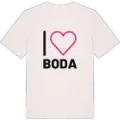 Jag älskar Boda t-shirt stort tryck