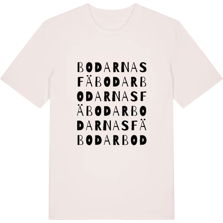 Bodarnas fäbodar ordlek t-shirt – t-shirt från PinShirt