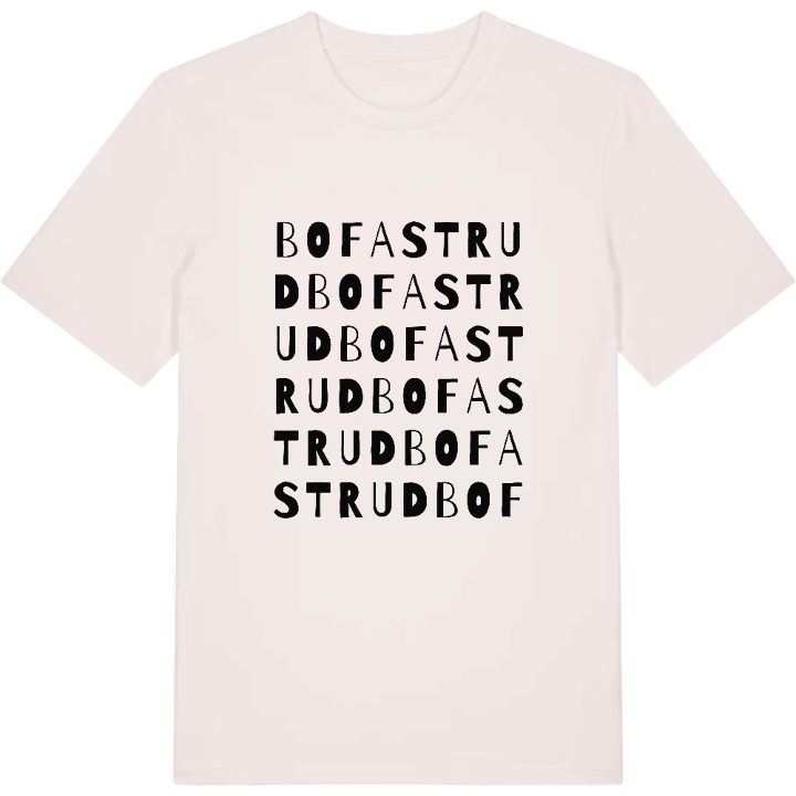 Bofastrud ordlek t-shirt – t-shirt från PinShirt