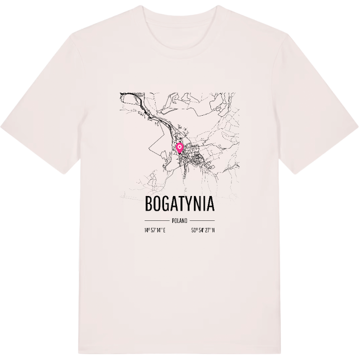 Bogatynia karta t-shirt – t-shirt från PinShirt