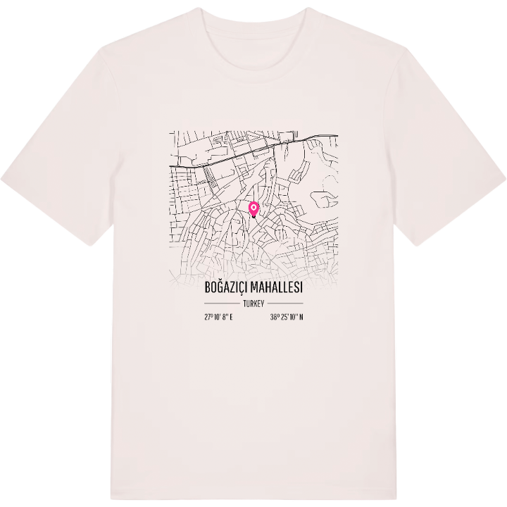 Boğaziçi Mahallesi karta t-shirt – t-shirt från PinShirt