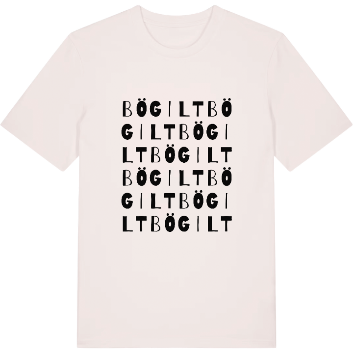 Bögilt ordlek t-shirt – t-shirt från PinShirt
