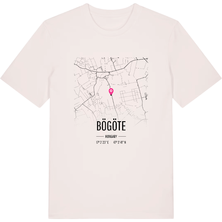 Bögöte karta t-shirt – t-shirt från PinShirt