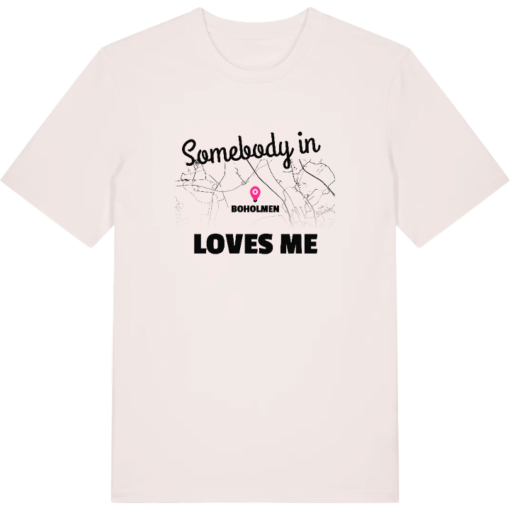 Någon i Boholmen älskar mig t-shirt – t-shirt från PinShirt