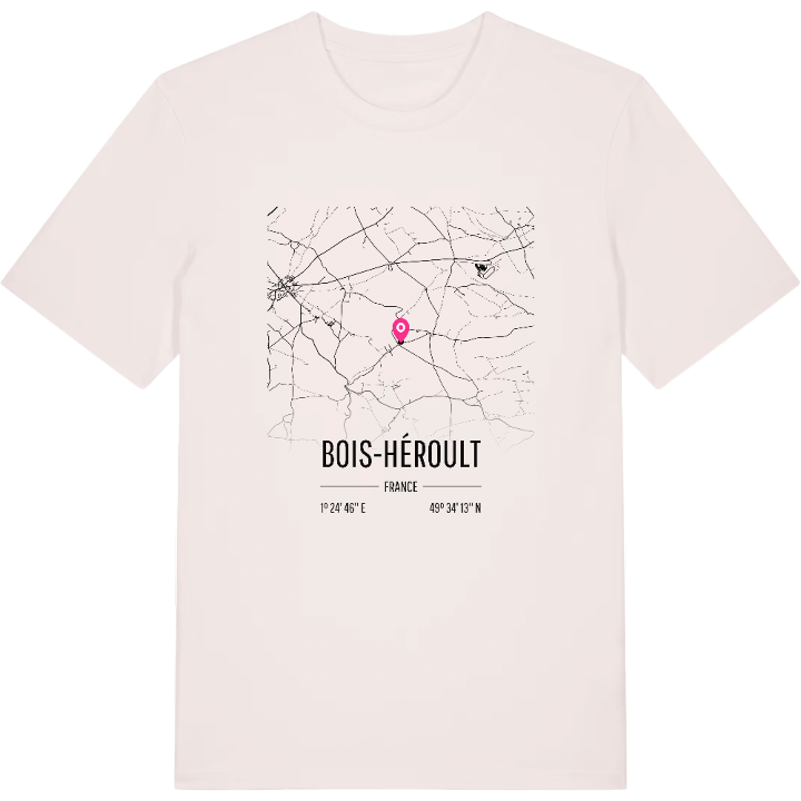 Bois-Héroult karta t-shirt – t-shirt från PinShirt