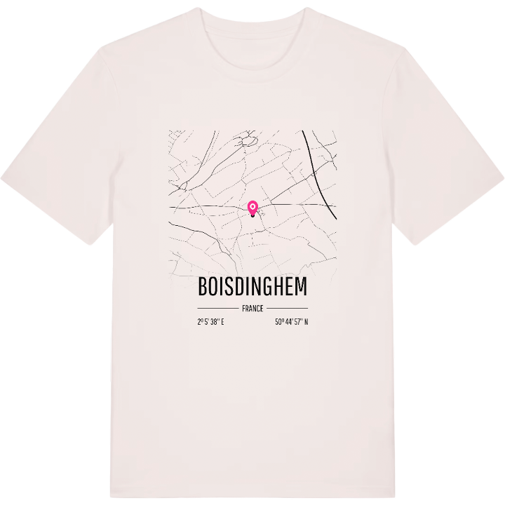 Boisdinghem karta t-shirt – t-shirt från PinShirt