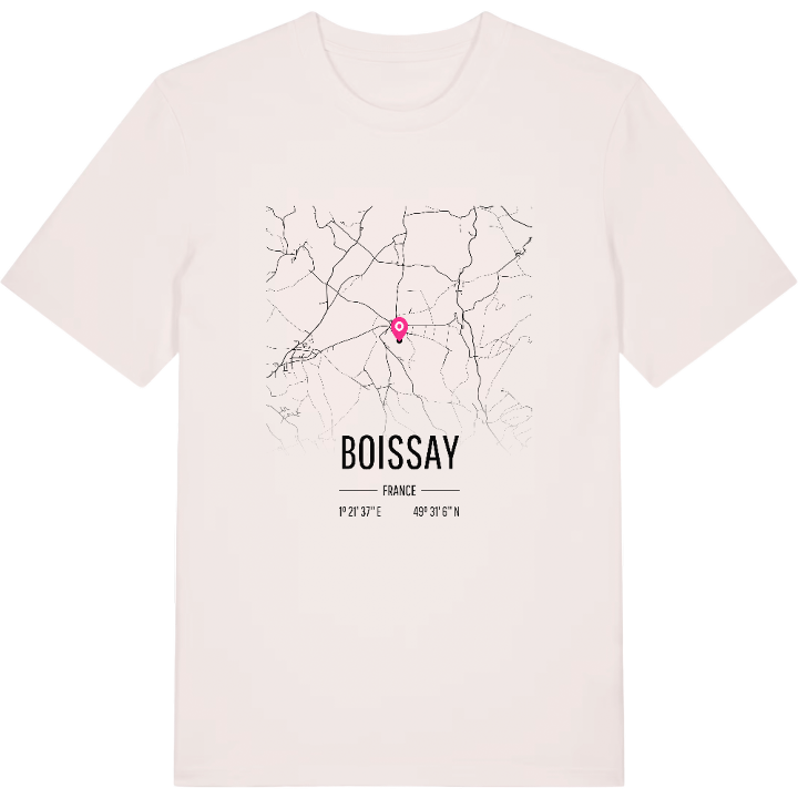 Boissay karta t-shirt – t-shirt från PinShirt
