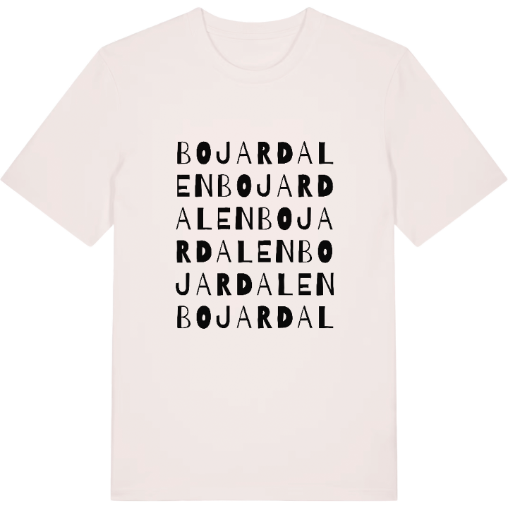 Bojardalen ordlek t-shirt – t-shirt från PinShirt