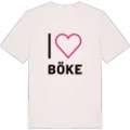 Jag älskar Böke t-shirt stort tryck