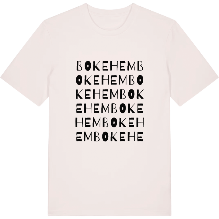 Bokehem ordlek t-shirt – t-shirt från PinShirt