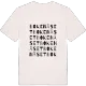 Bokenäset ordlek t-shirt